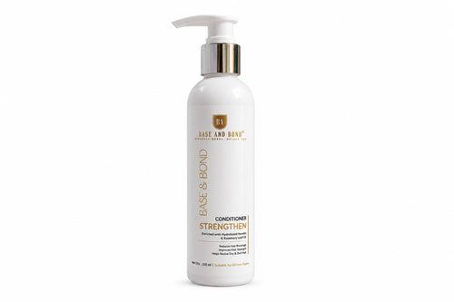 BASE AND BOND - CONDITIONER STRENGTHEN (Enriched with Hydrolyzed Keratin & Rosemary Leaf Oil