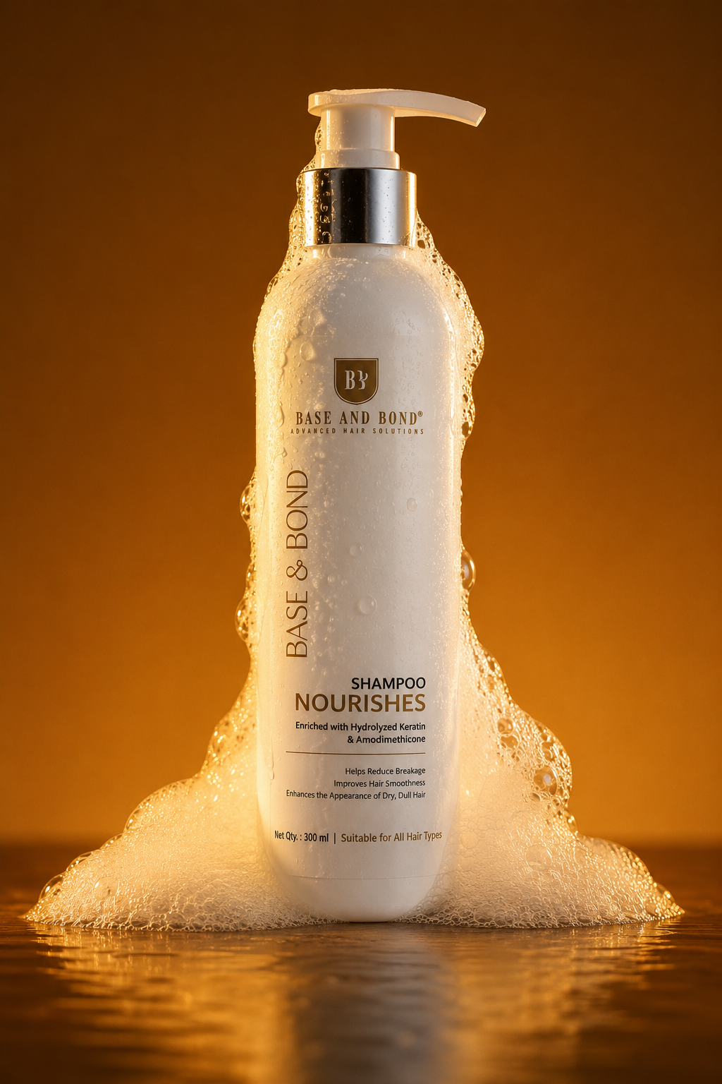 Base & Bond Bond Repair Shampoo | Sulphate & Paraben Free| 300 ml